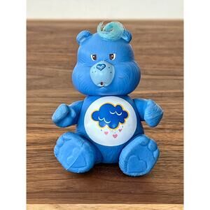 Vintage Care Bear PVC Posable Figure Hong Kong 1983 Grumpy